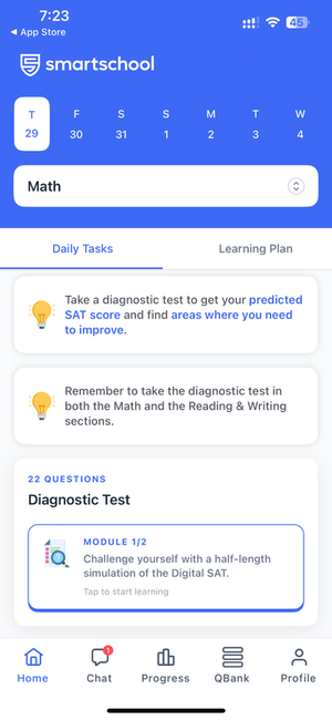 Smartschool study plan